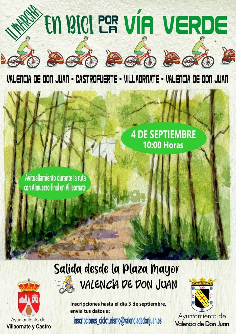 II marcha en bici por la Vía Verde