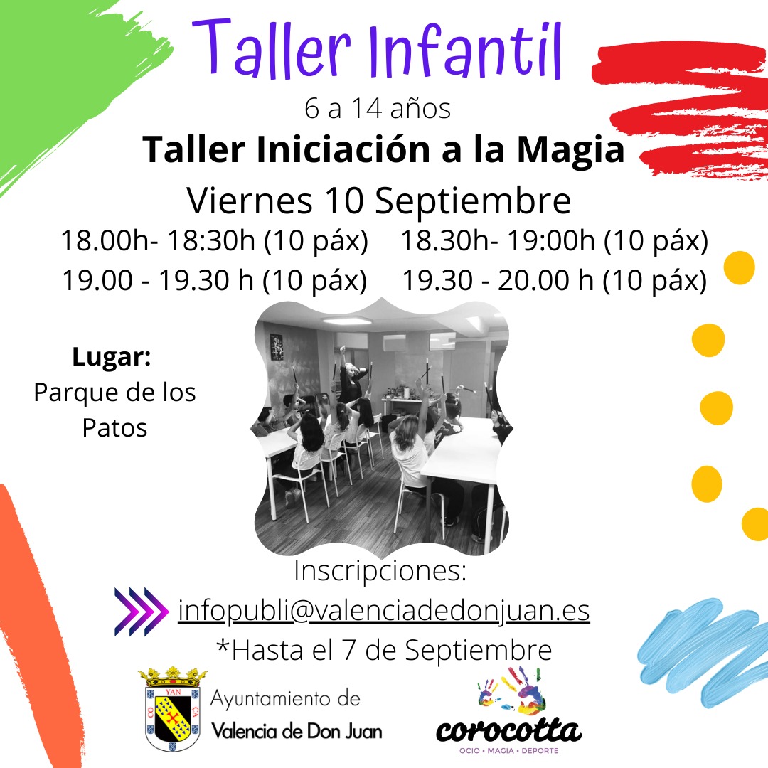 Taller Infantil de Iniciación a la Magia