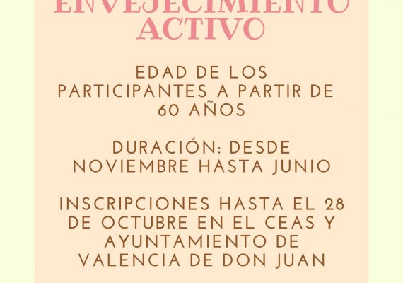 PROGRAMA ENVEJECIMIENTO ACTIVO