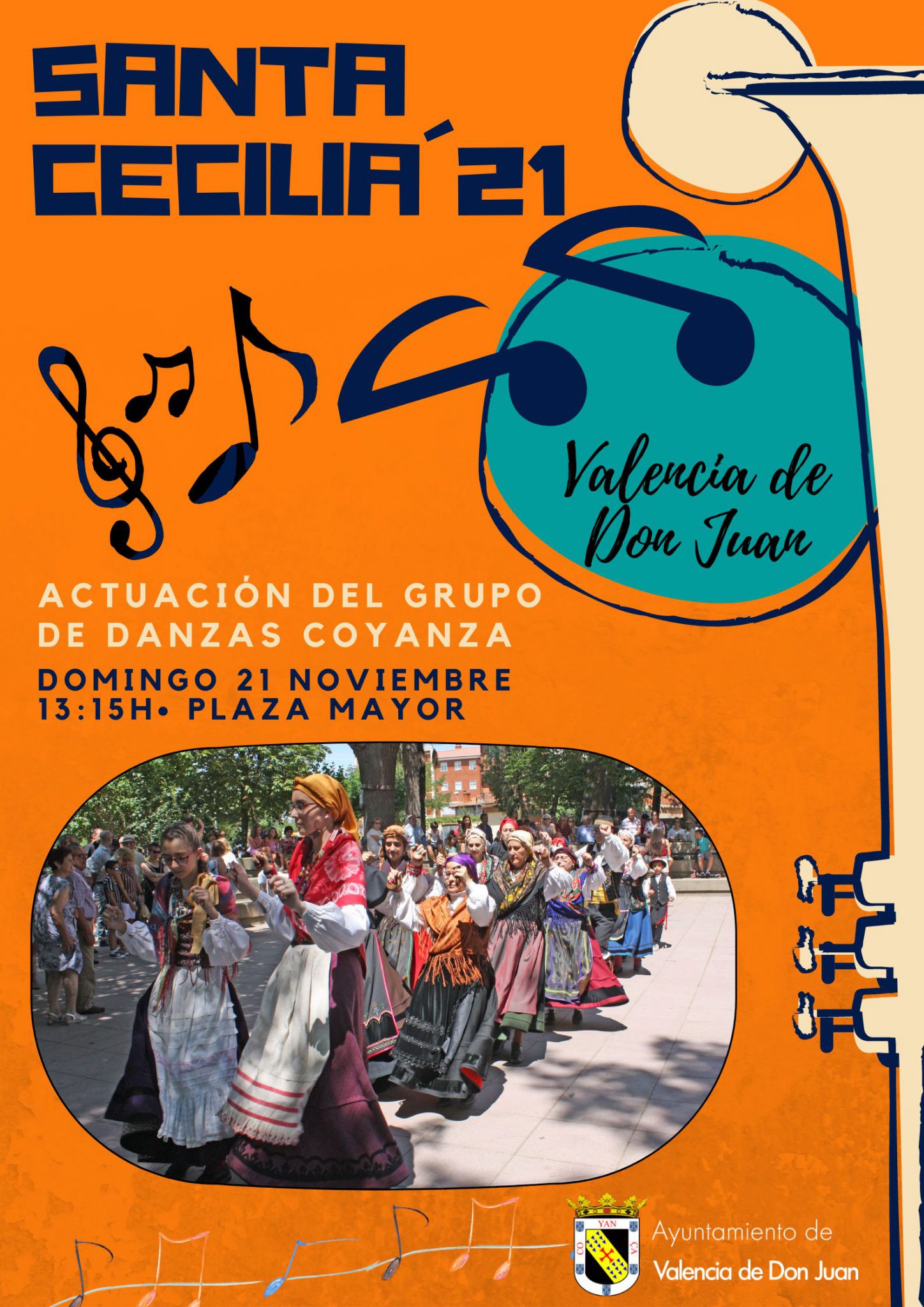 Actuación del Grupo de Danzas Coyanza