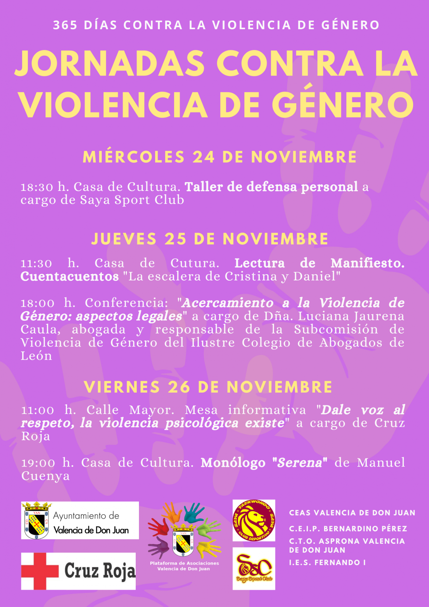 Jornadas contra la violencia de género