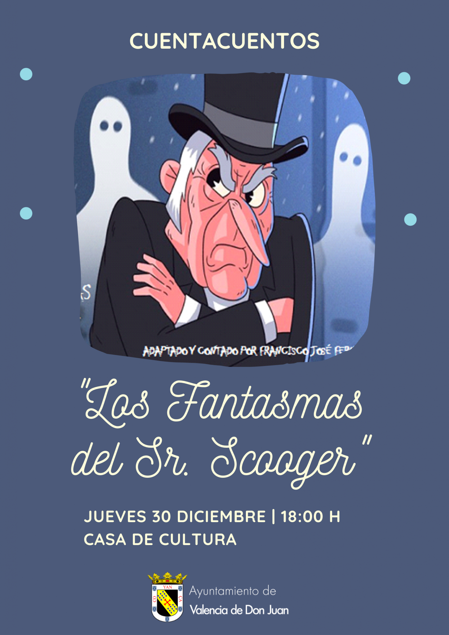 Cuentacuentos «Los Fantasmas del Sr. Scooger»