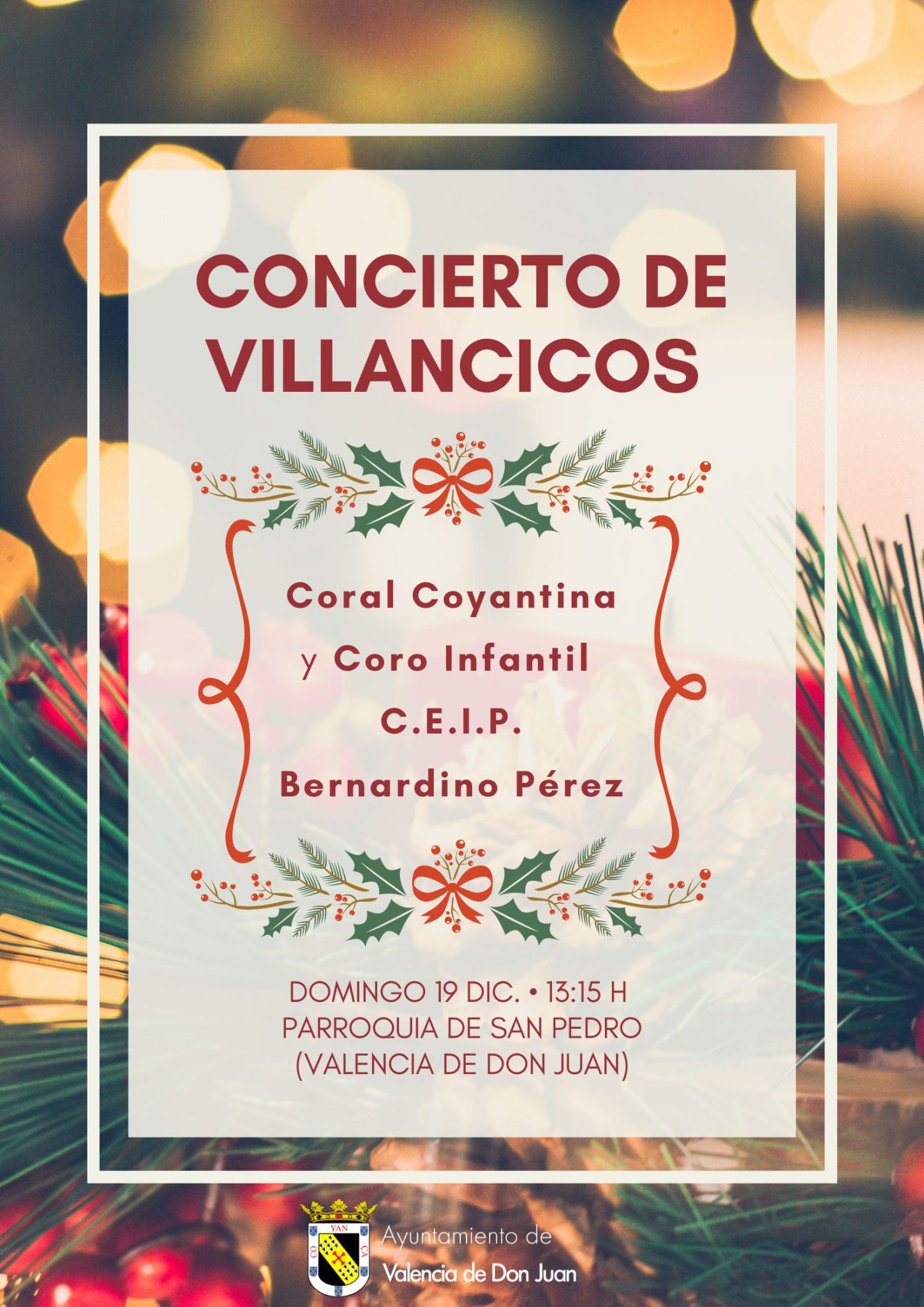 Concierto de Villancios de la Coral Coyantina y el Coro Infantil C.E.I.P. Bernardino Pérez