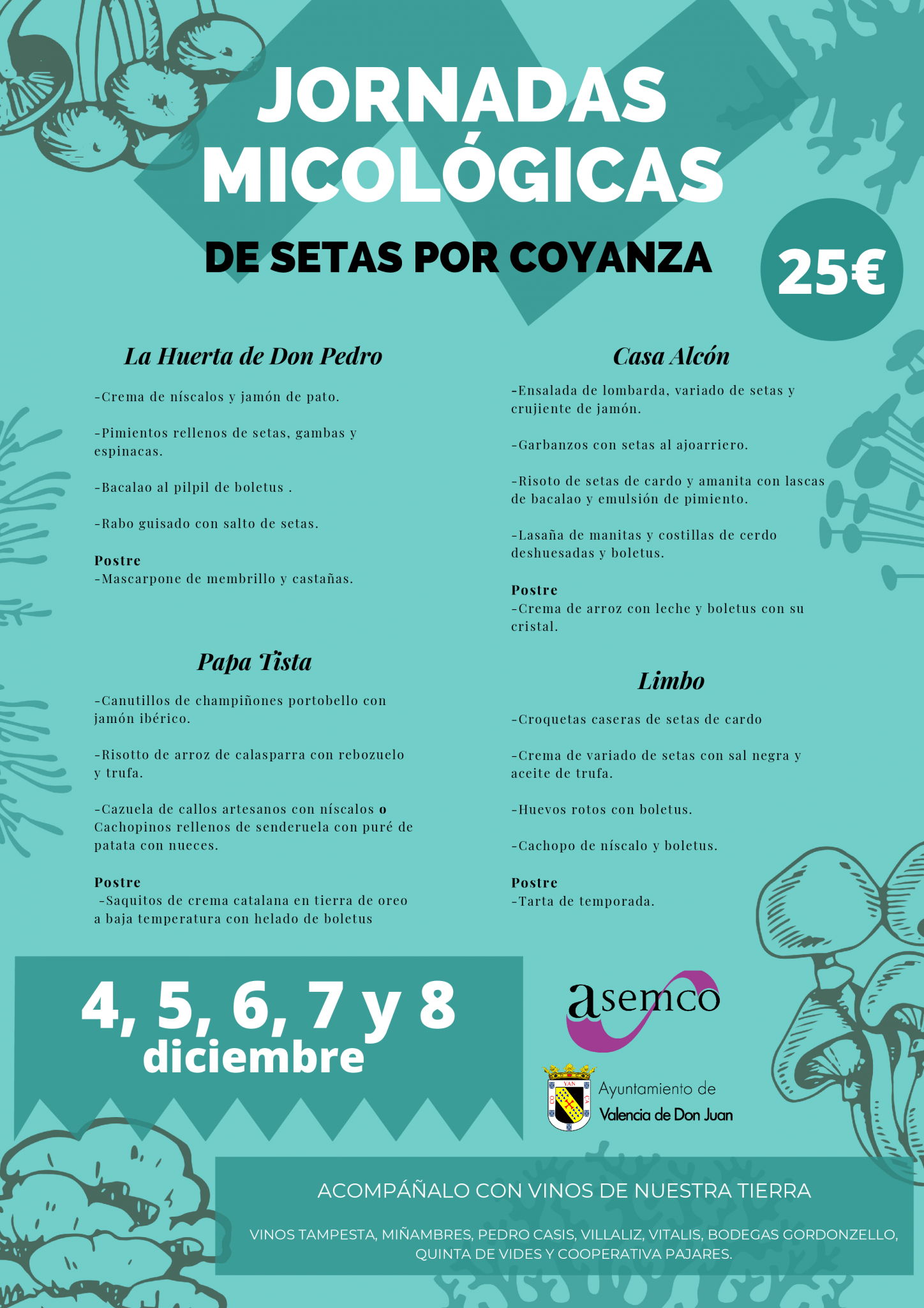 Jornadas micológicas de setas por Coyanza