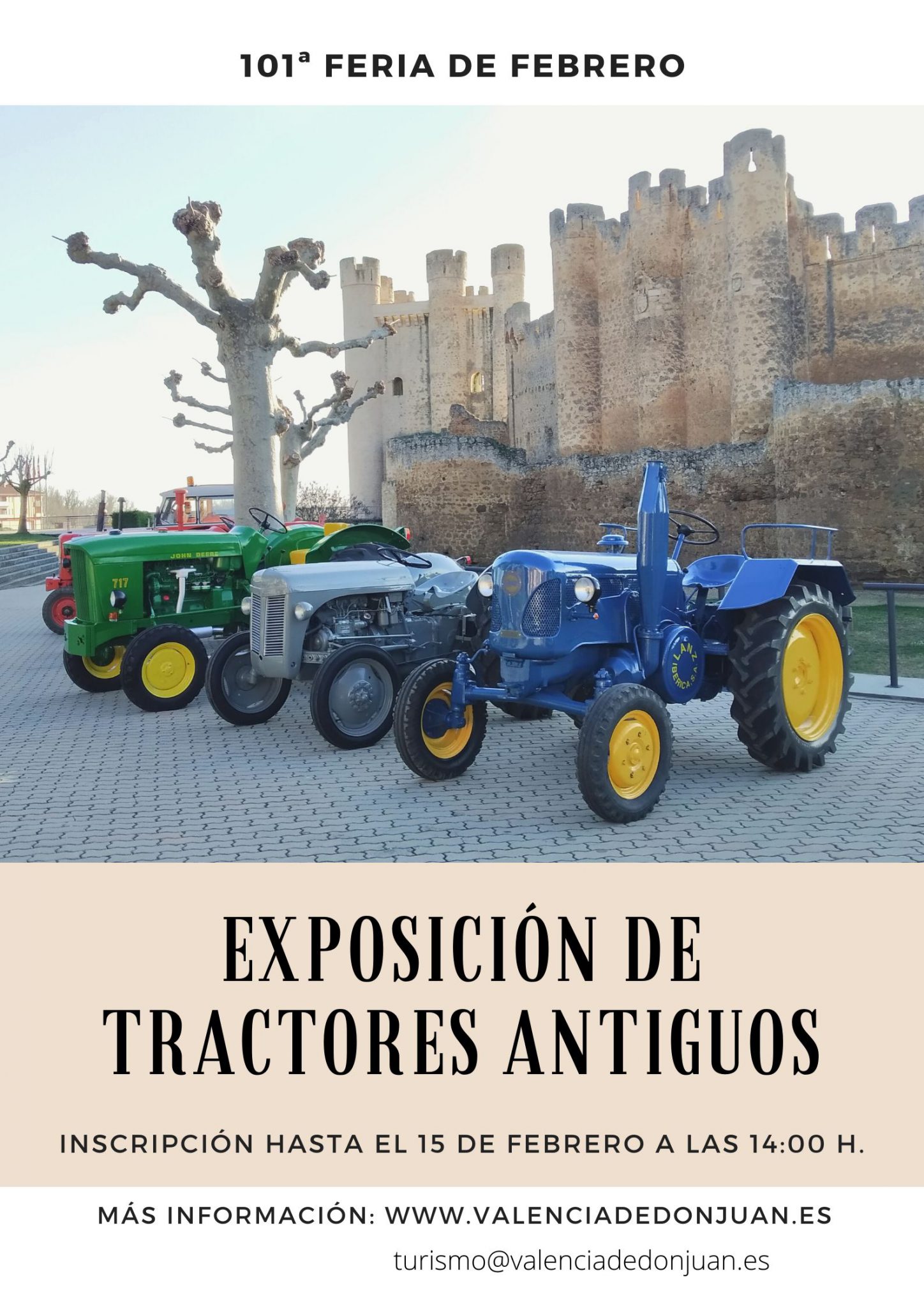 Inscripción Exposición de Tractores Antiguos Feria de Febrero 2022