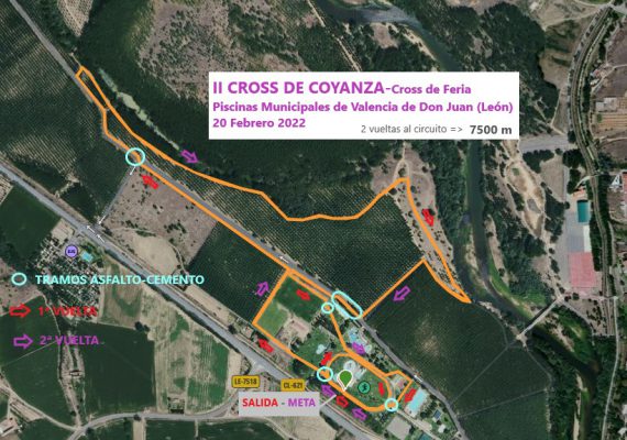 Valencia-De-Don-Juan-Cross-2022-20220202-Polideportivo-Municipal-Recorrido