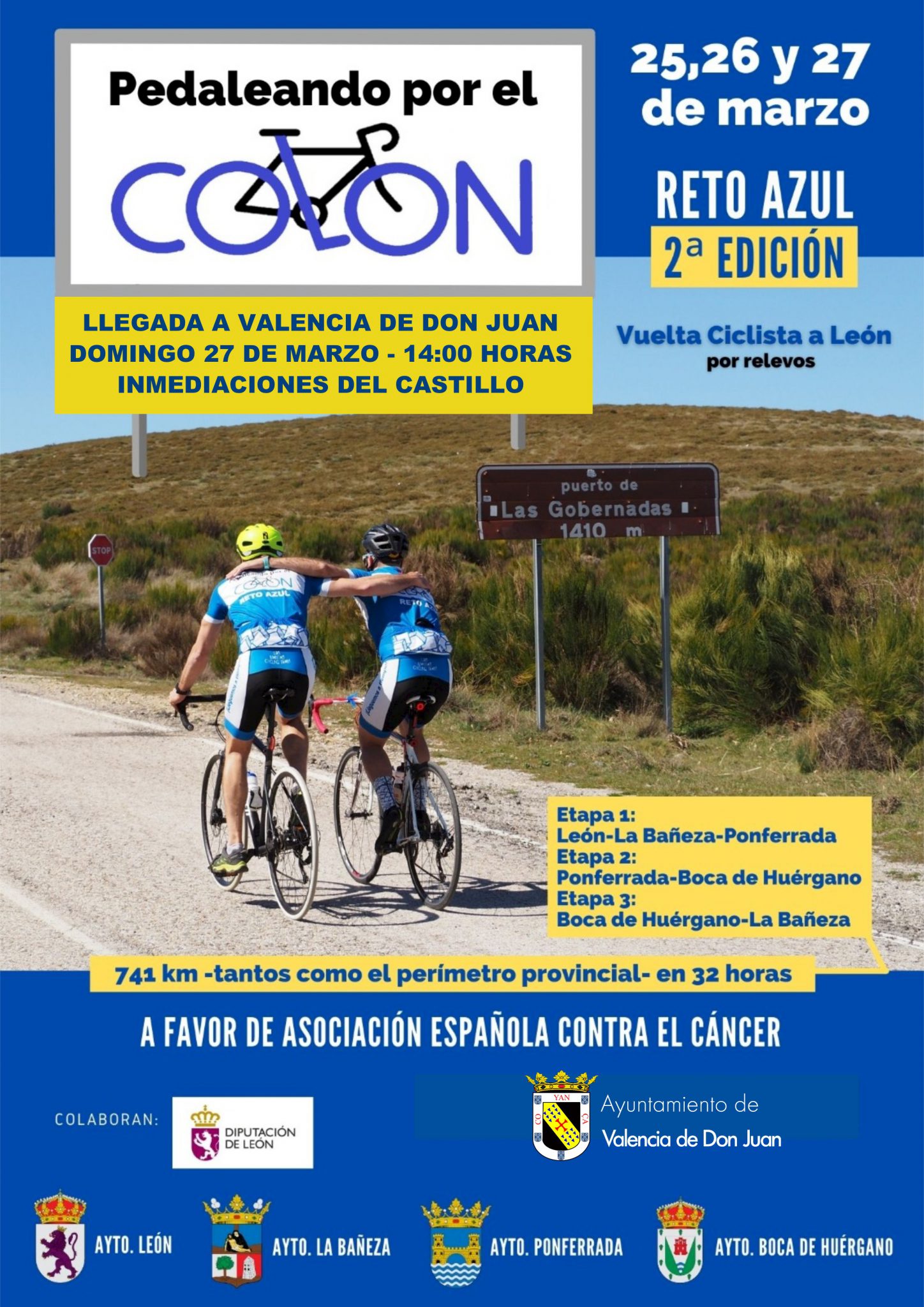 Reto Azul: Pedaleando por el Colon pasa por Valencia de Don Juan