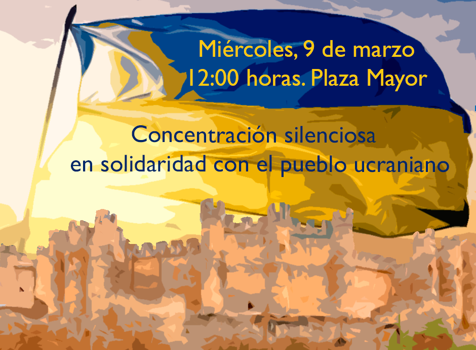 Concentración en solidaridad con el pueblo ucraniano