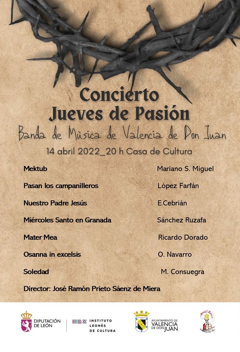 Programa Concierto Banda Música