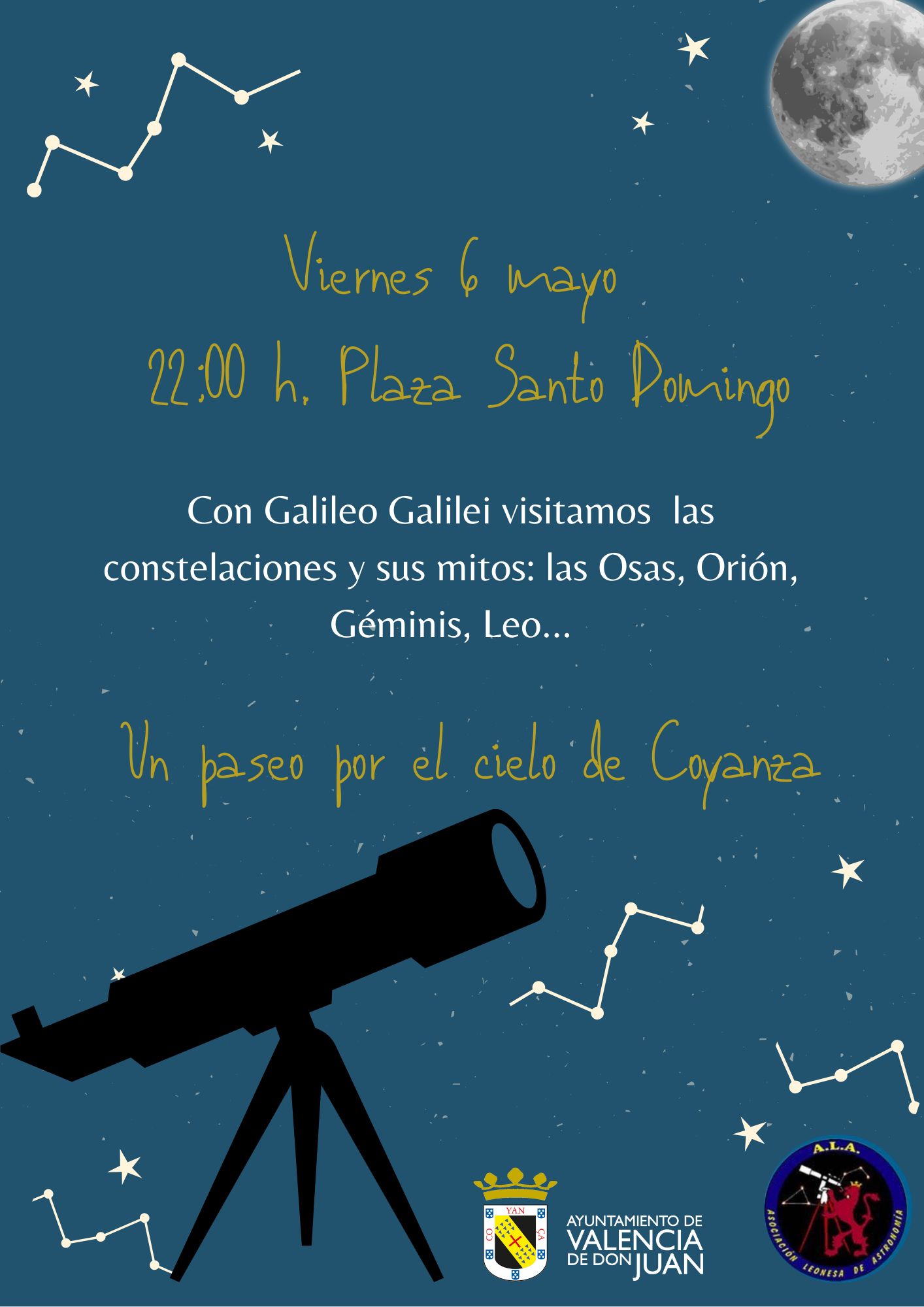 Observación astronómica «Un paseo por el cielo de Coyanza»