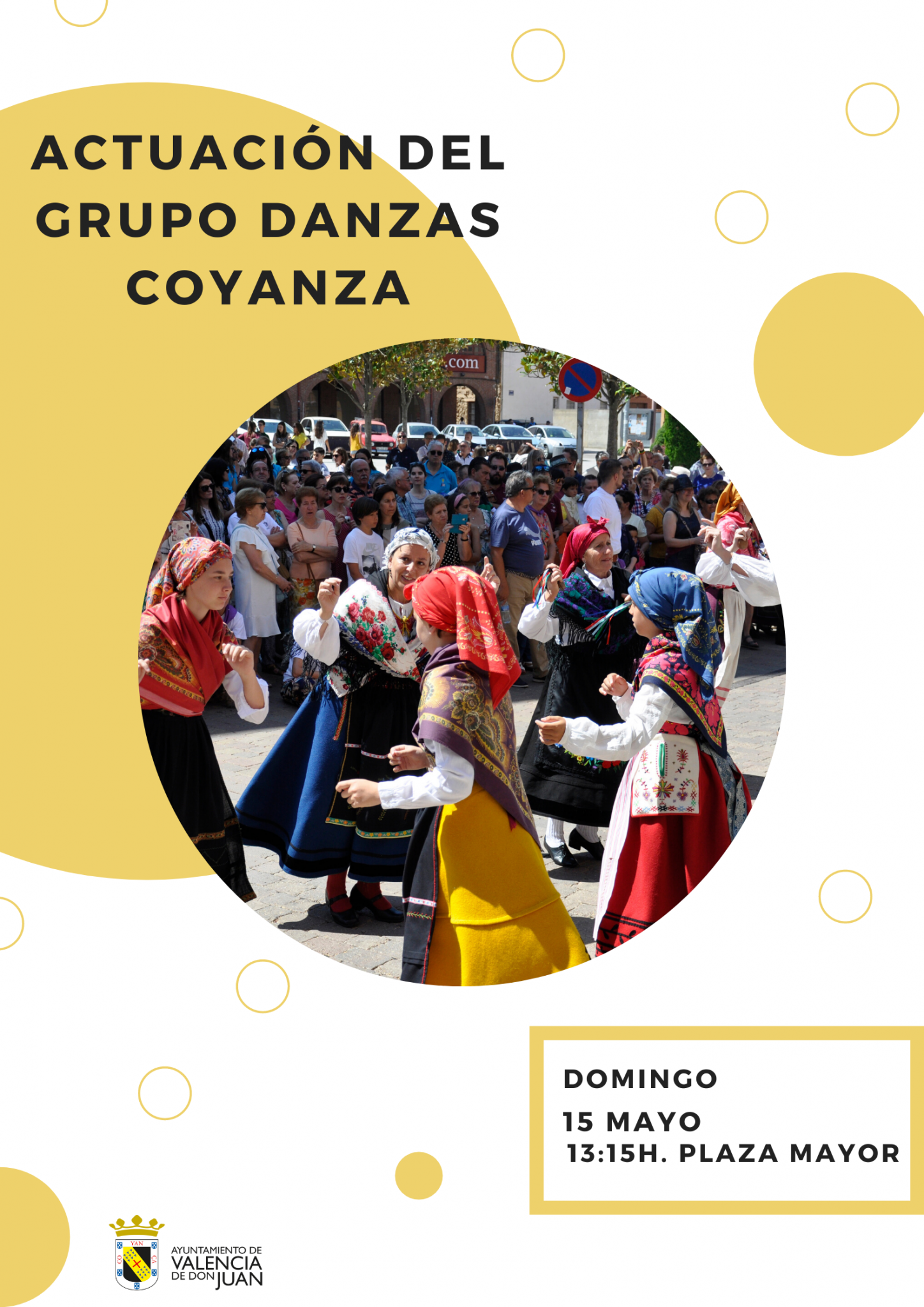 Actuación del Grupo de Danzas Coyanza