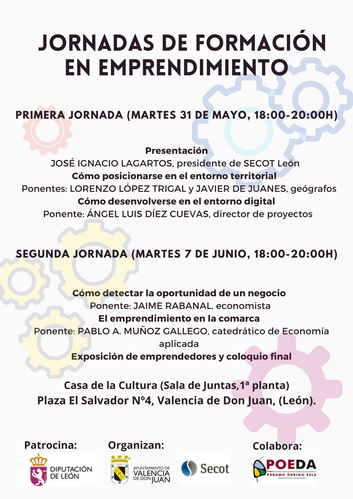 Jornadas de Formación en Emprendimiento