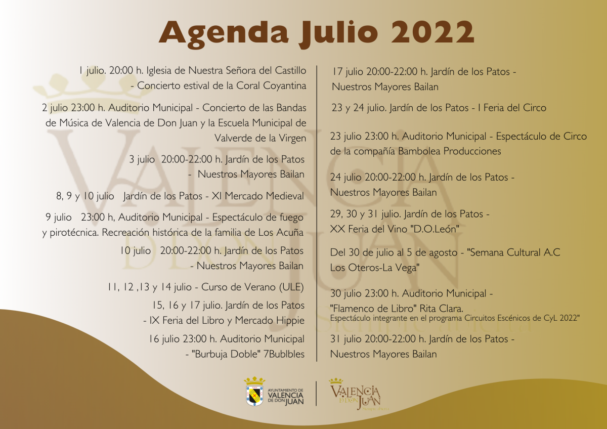Agenda julio a3