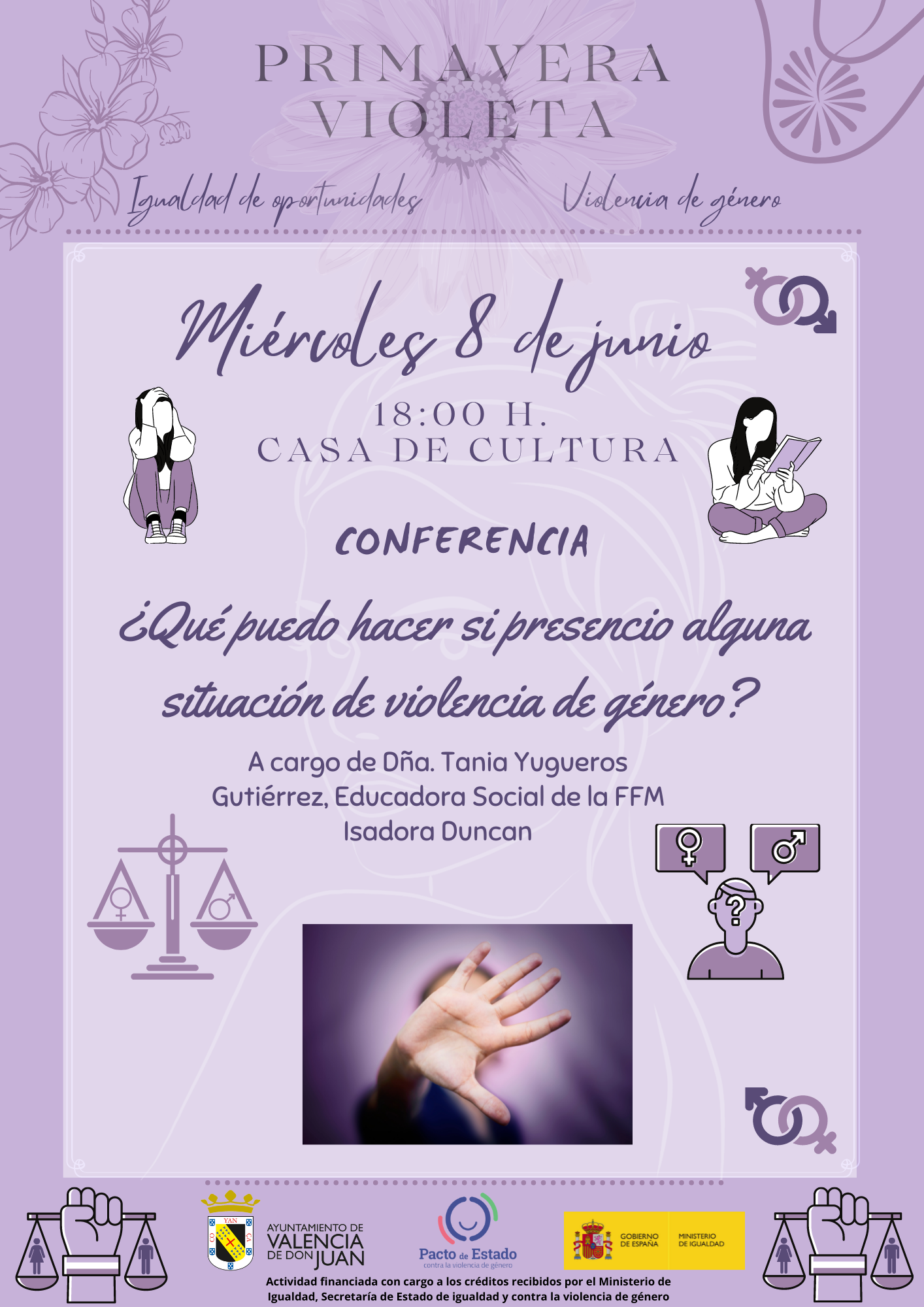 Conferencia:¿Qué puedo hacer si presencio alguna situación de violencia de género?