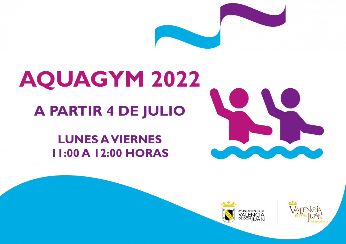 Cartelería piscina AquaGym