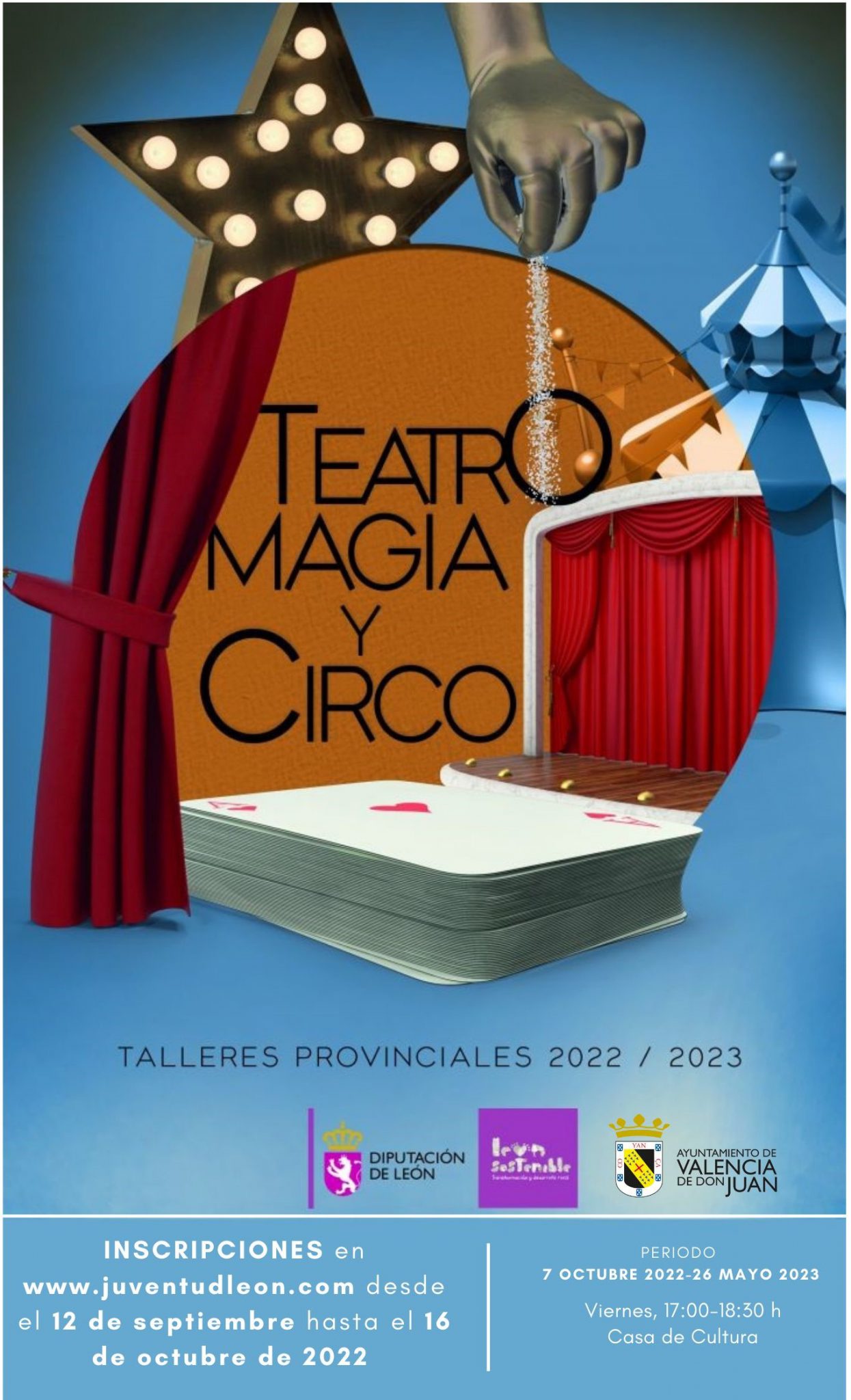 Teatro Magia y Circo. Talleres Provinciales 2022/2023