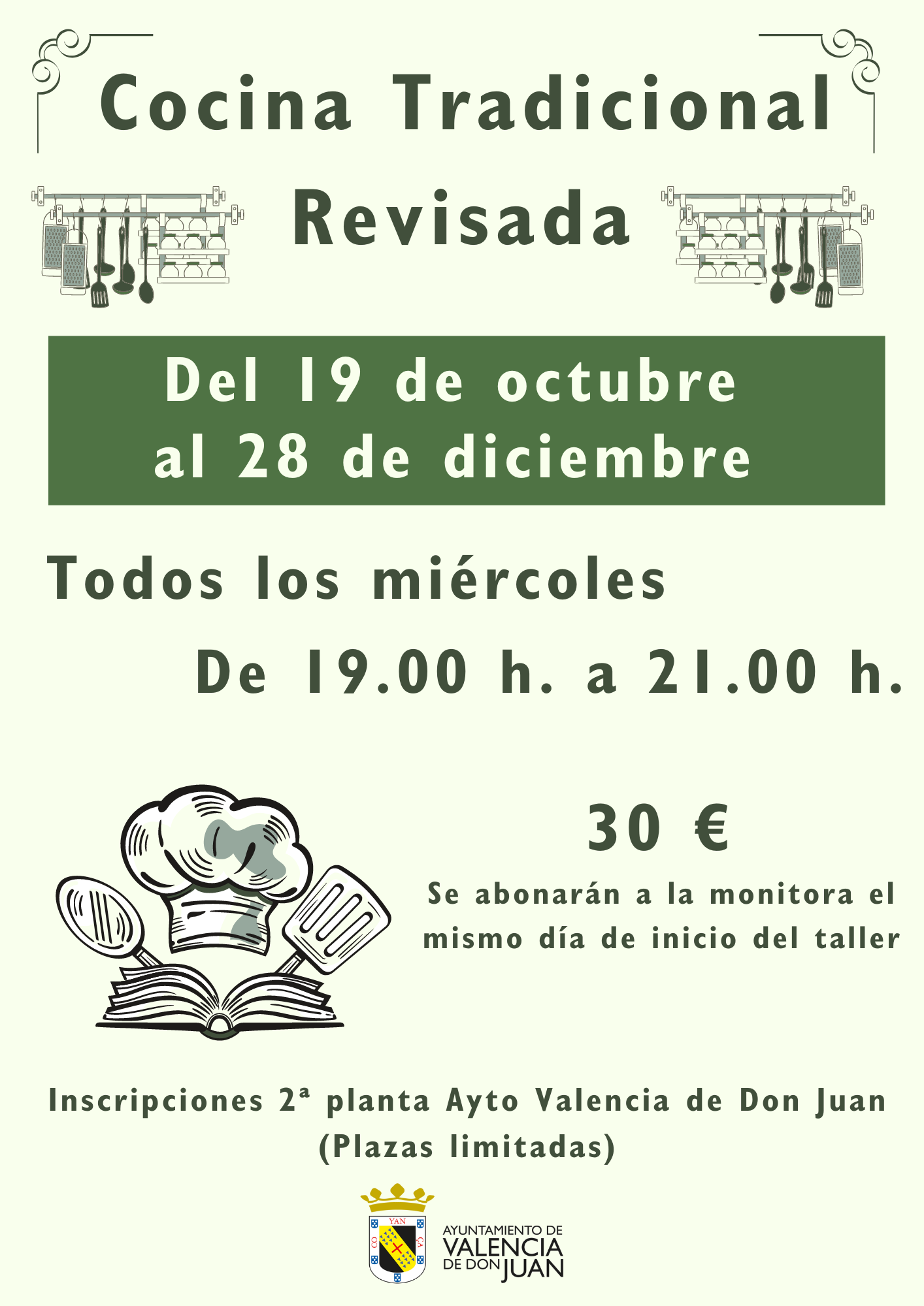 Taller de cocina tradicional revisada