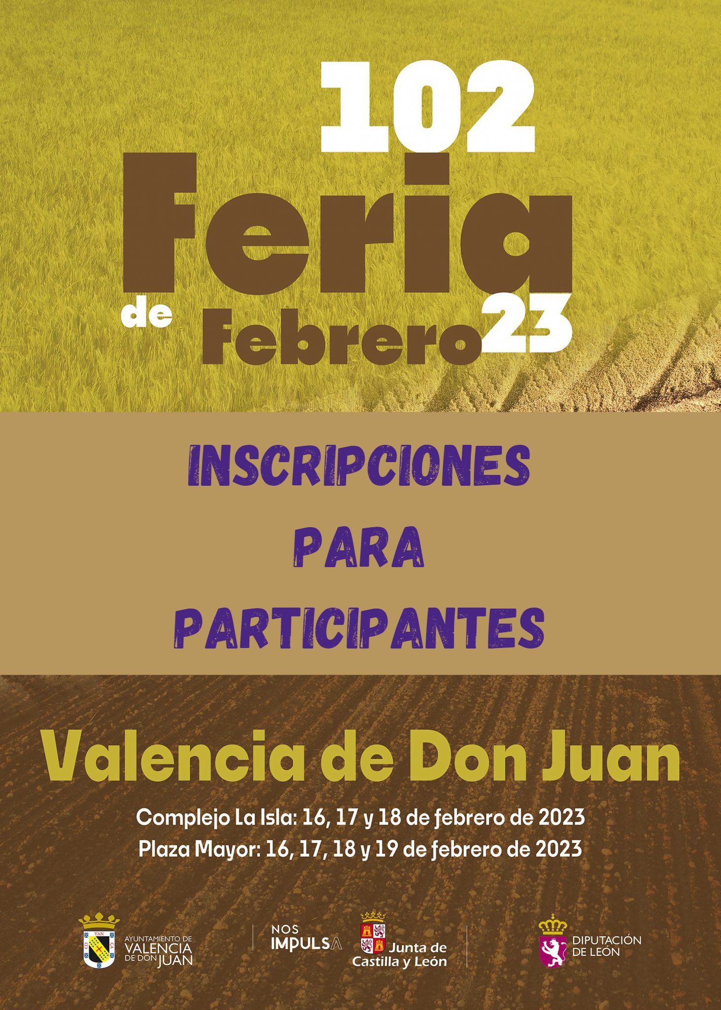 102ª Feria de Febrero – Inscripciones para participantes