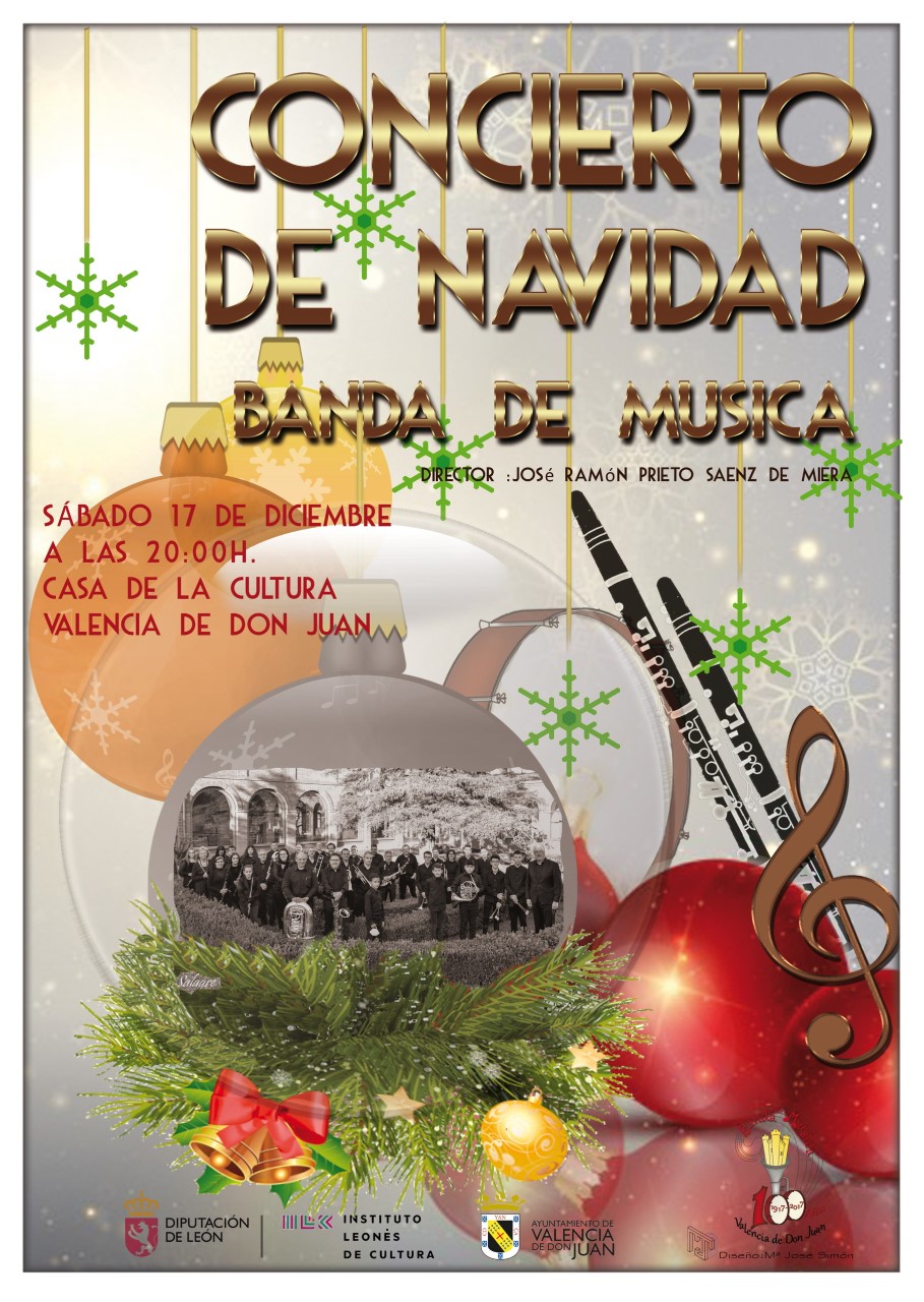 Concierto navideño de la Banda de Música de Valencia de Don Juan