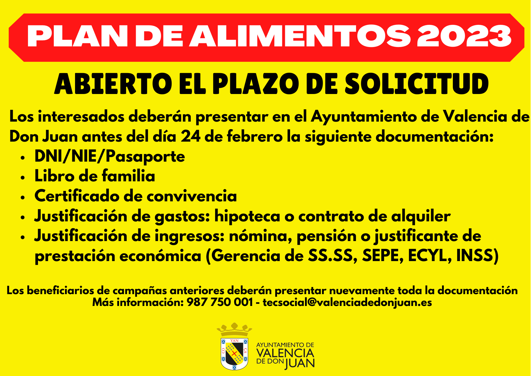 Plan de alimentos 2023