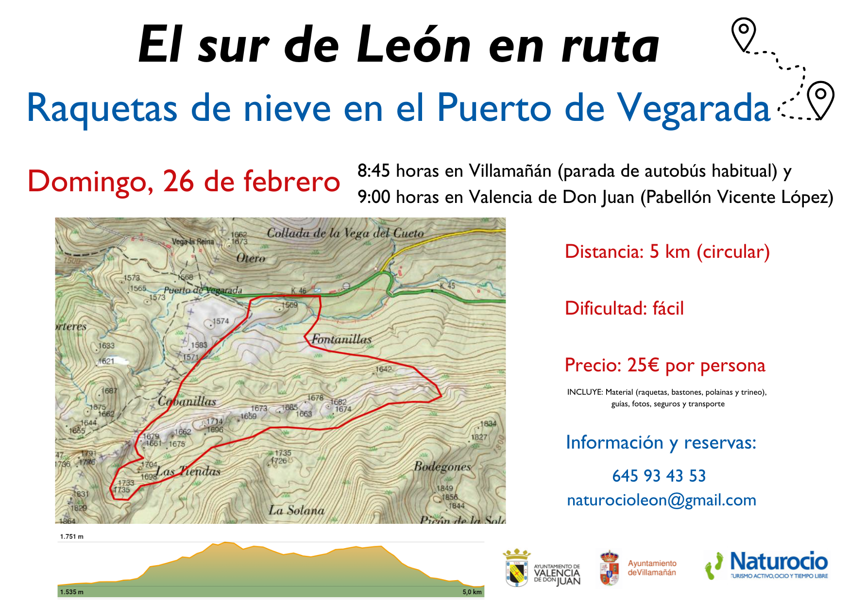 RUTA: RAQUETAS DE NIEVE EN EL PUERTO DE VEGARADA