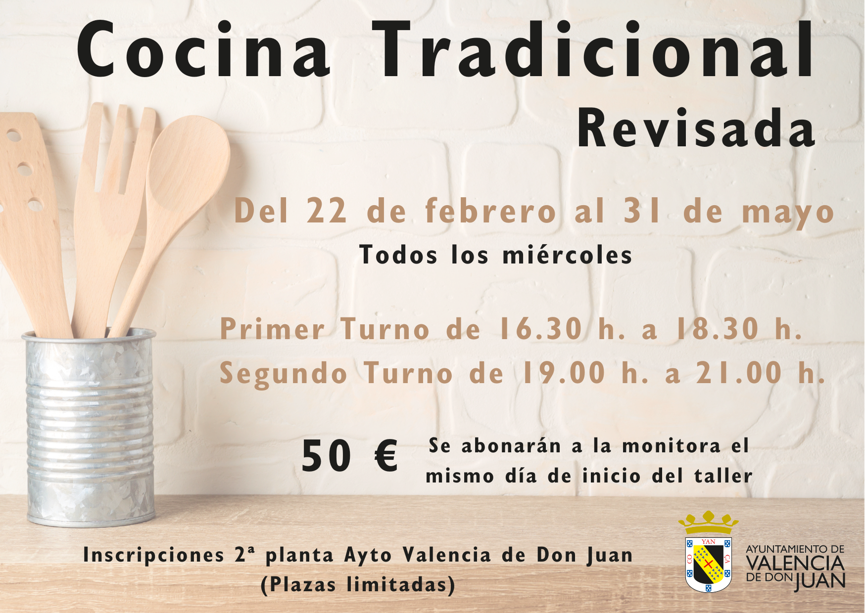 Taller de Cocina Tradicional Revisada