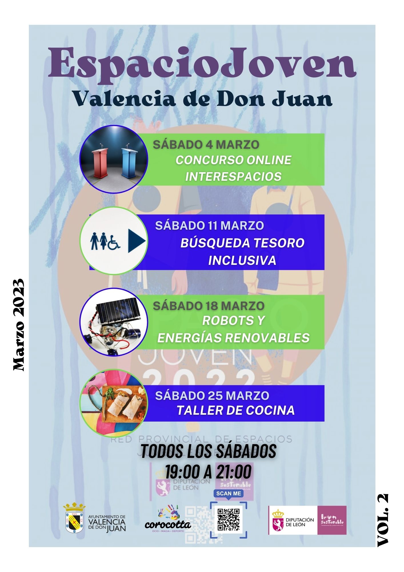 Espacio Joven – Actividades marzo