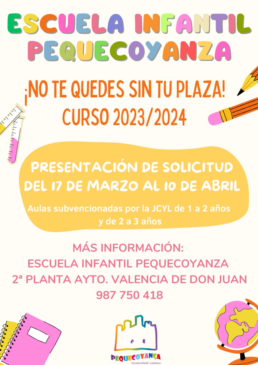 Valencia-De-Don-Juan-Escuela-Infantil-PequeCoyanza-Solicitudes-2023-24