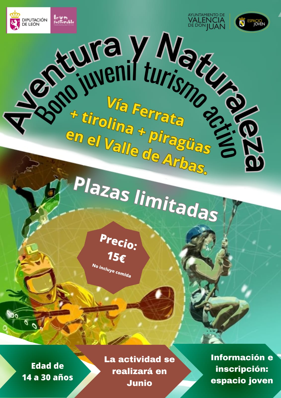 Aventura y naturaleza: bono juvenil turismo activo
