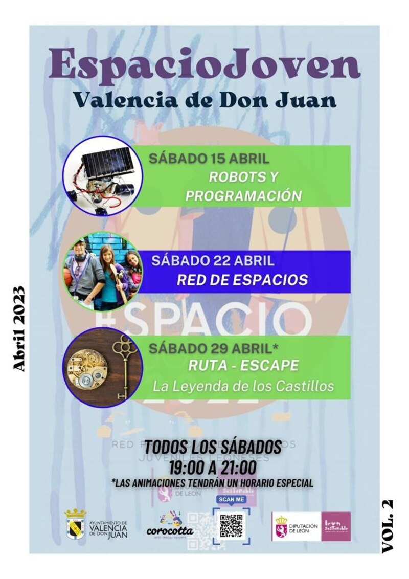 Espacio Joven -Sábados abril 2023-