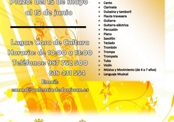 Cartel PREINSCRIPCIONES 2023-2024