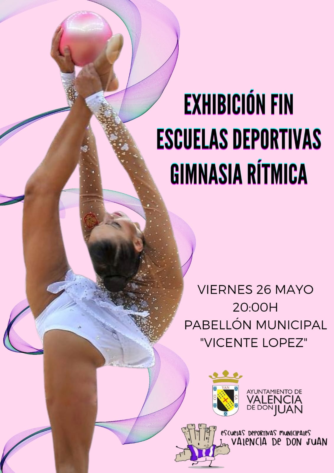 Exhibición Fin Escuelas Deportivas Gimnasia Rítmica