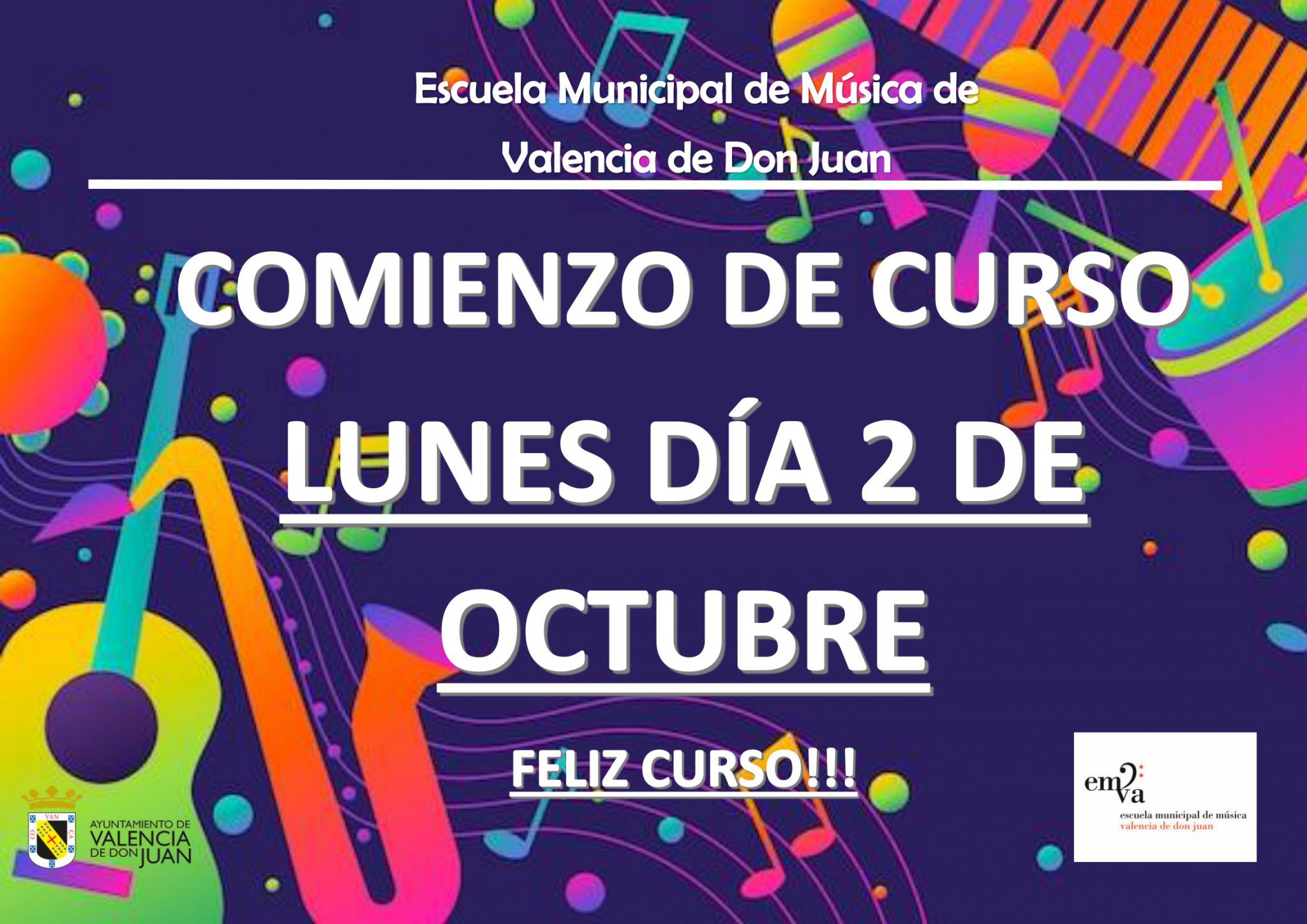 Comienzo de Curso Escuela Municipal de Música de Valencia de Don Juan