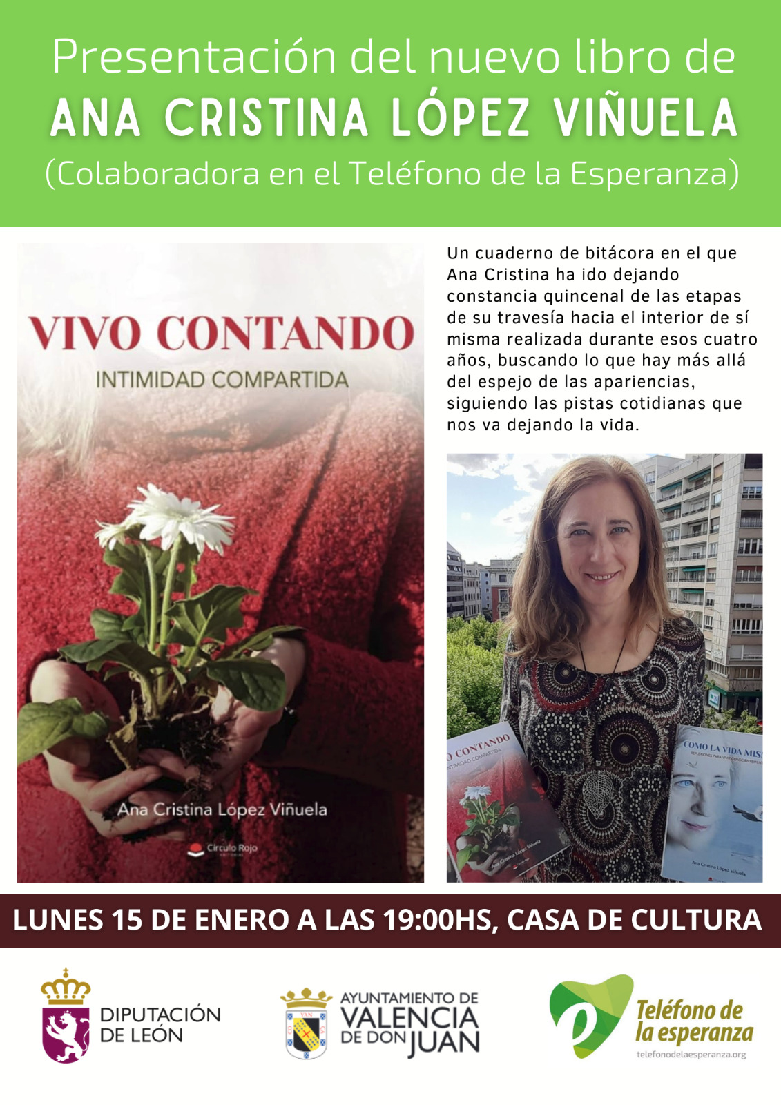 Presentación del nuevo libro de Ana Cristina López Viñuela