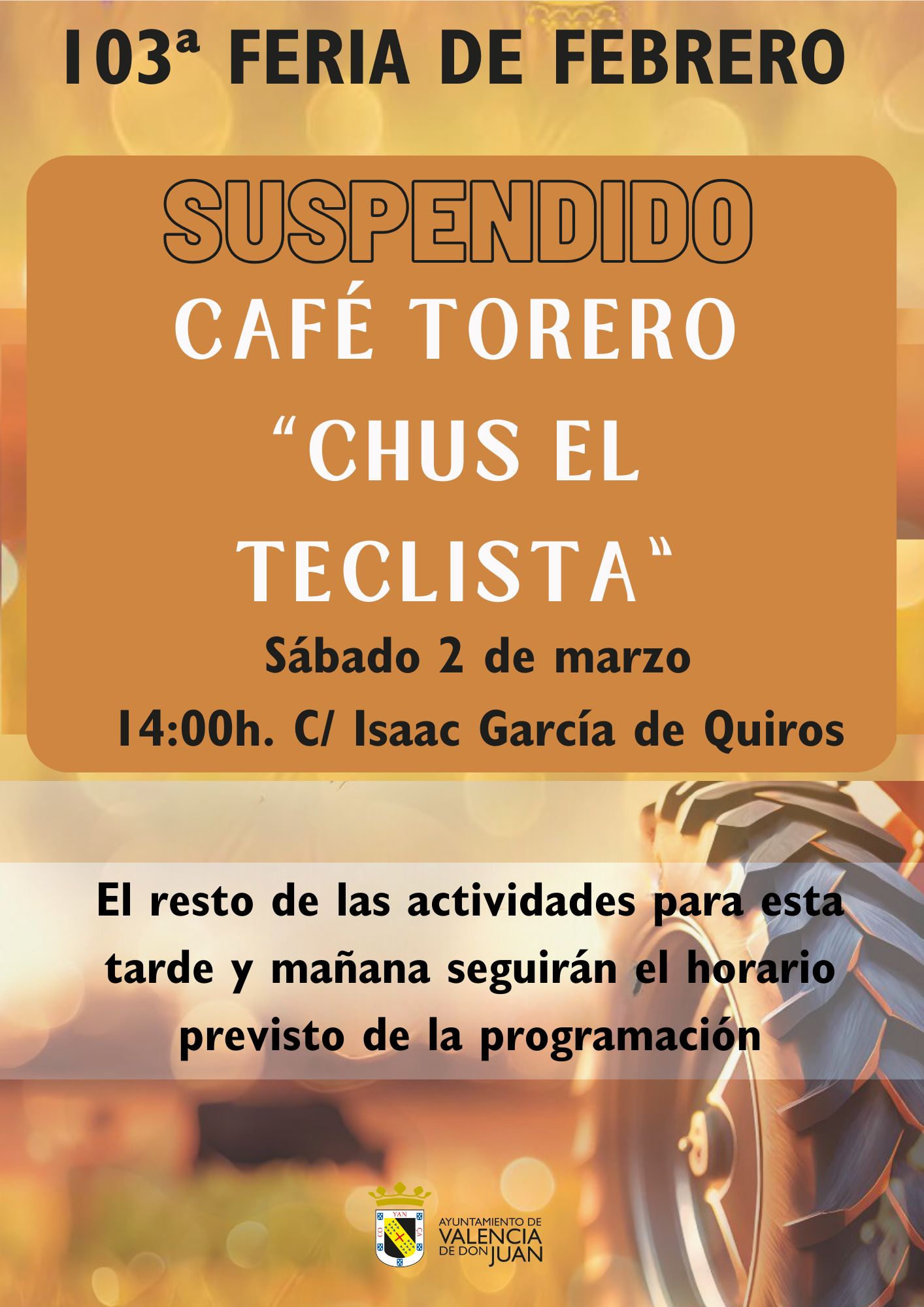 Suspendido: Café Torero