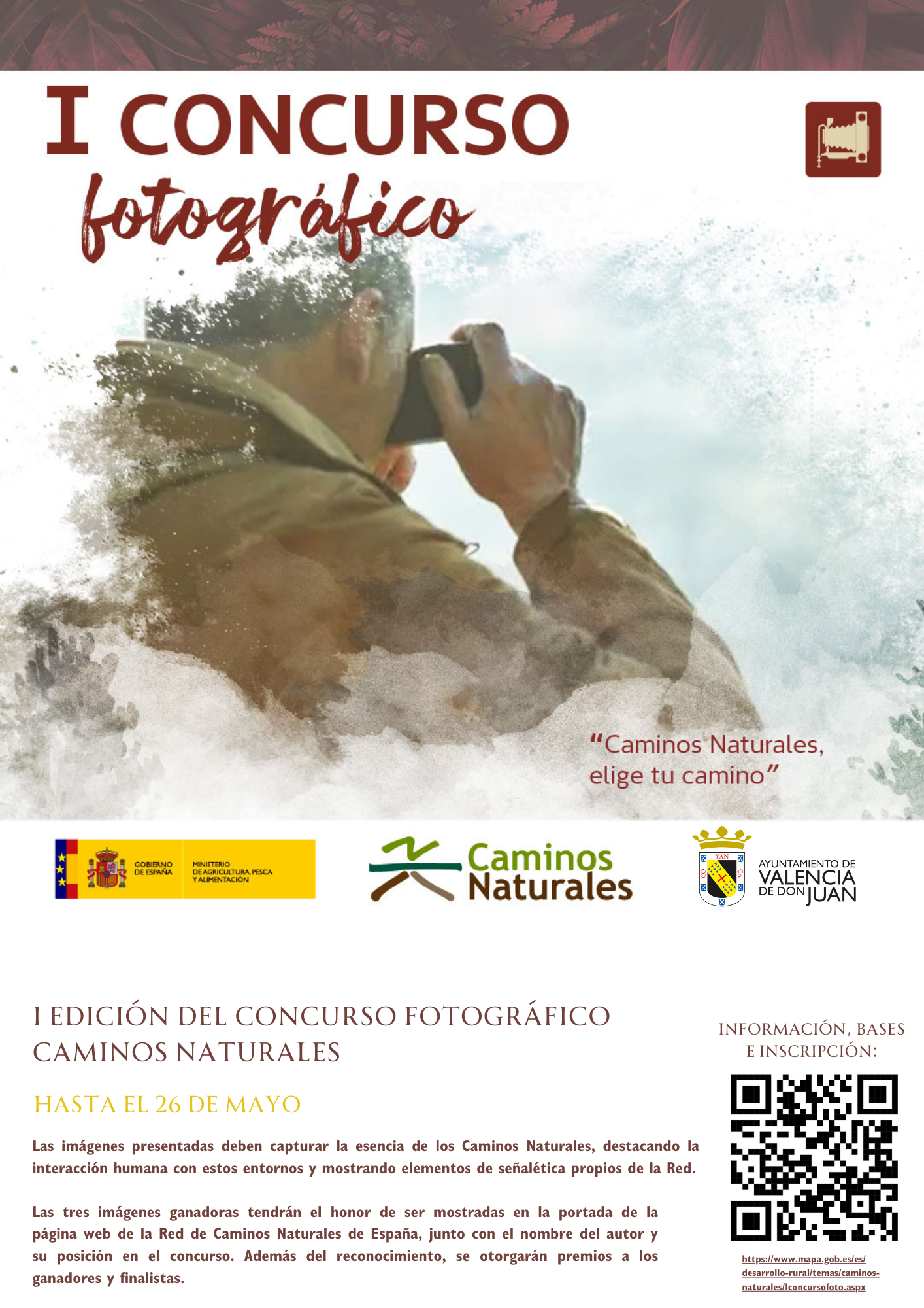 I Edición del Concurso Fotográfico Caminos Naturales
