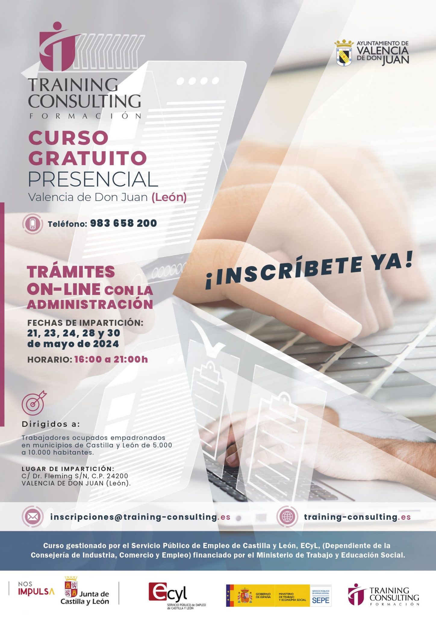 Trámites on-line con la Administración