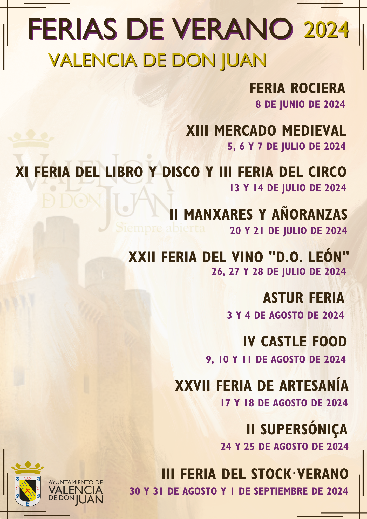Inscripciones Ferias 2024