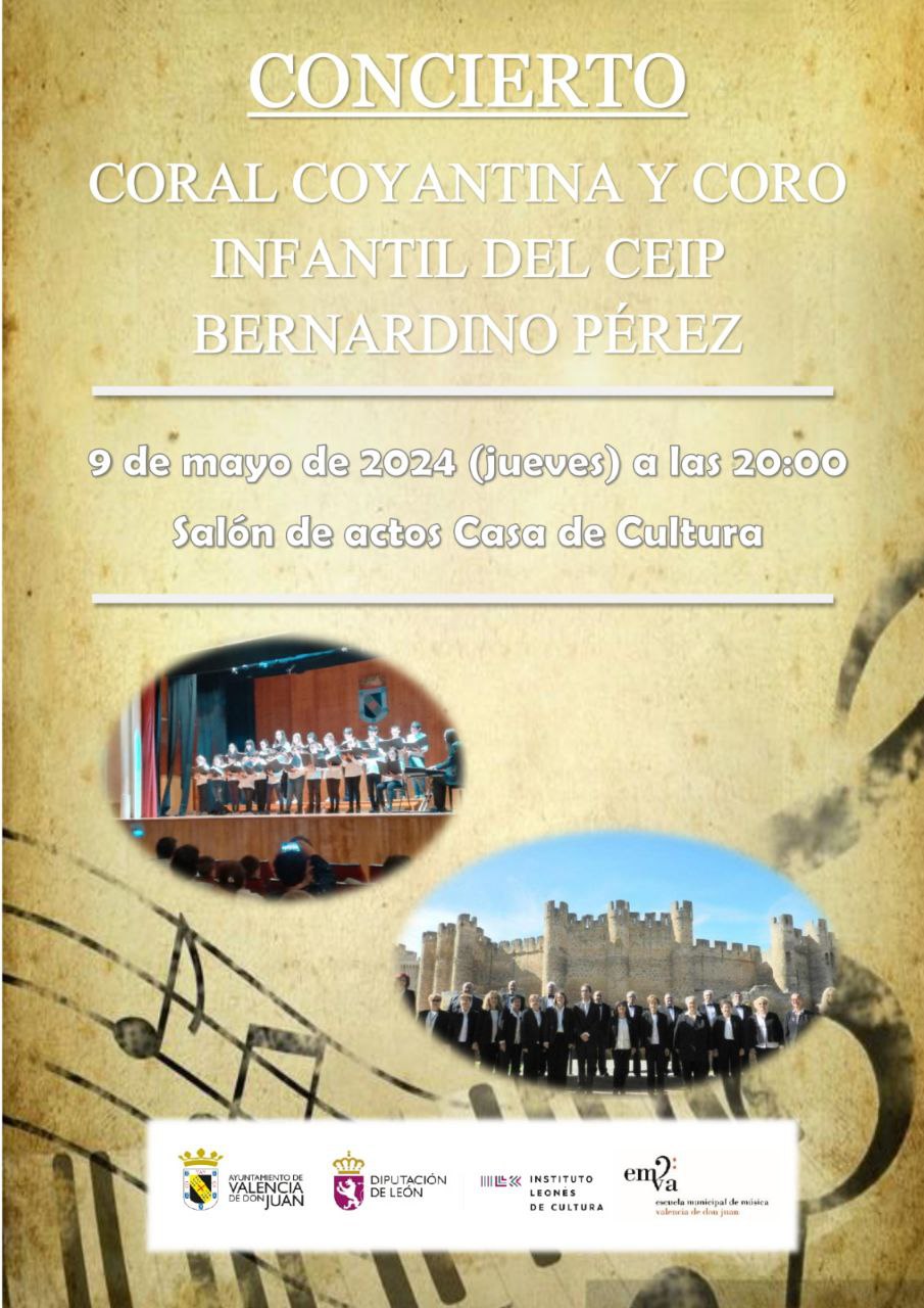 Concierto de la Coral Coyantina y el Coro Infantil Bernardino Pérez