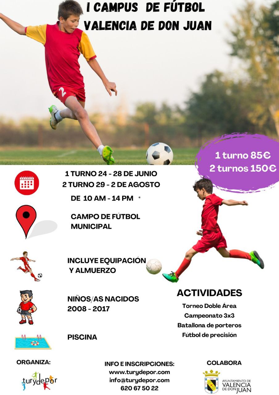 I Campus de fútbol Valencia de Don Juan