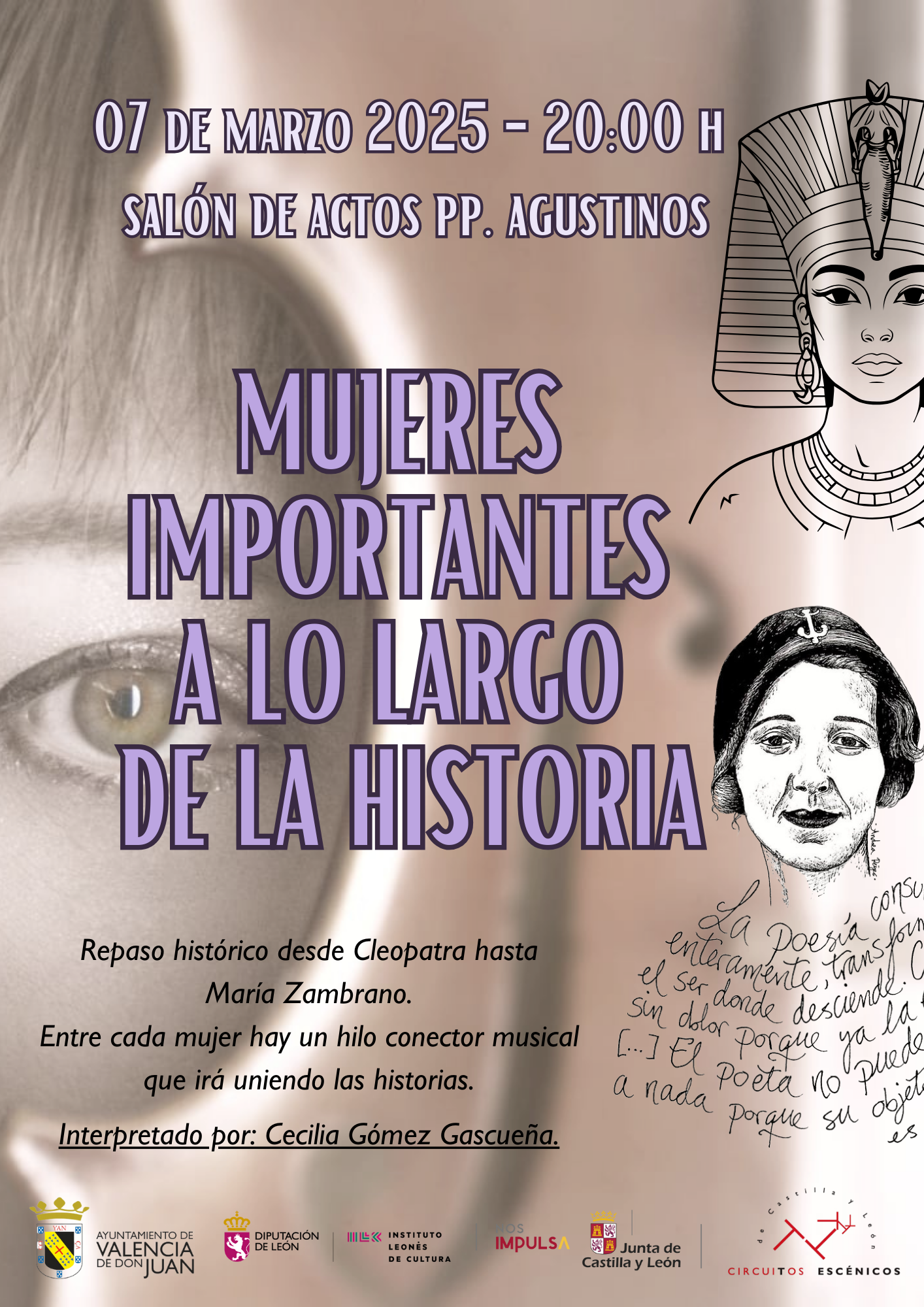 Concierto didáctico de violín «Mujeres importantes a lo largo de la historia»