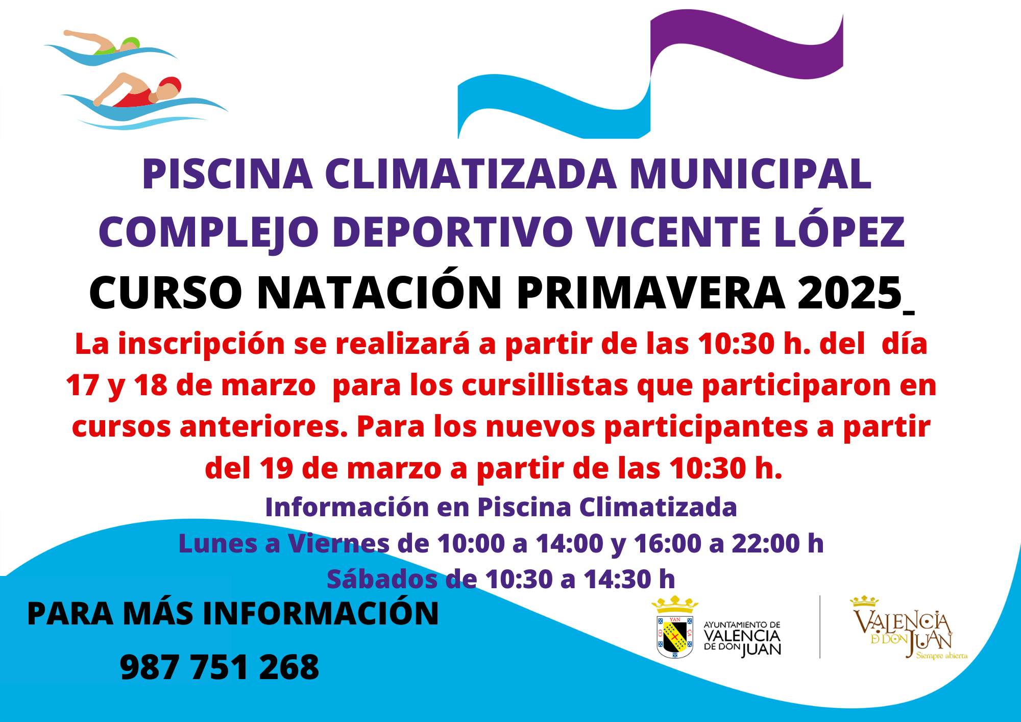 Curso Natación Primavera 2025