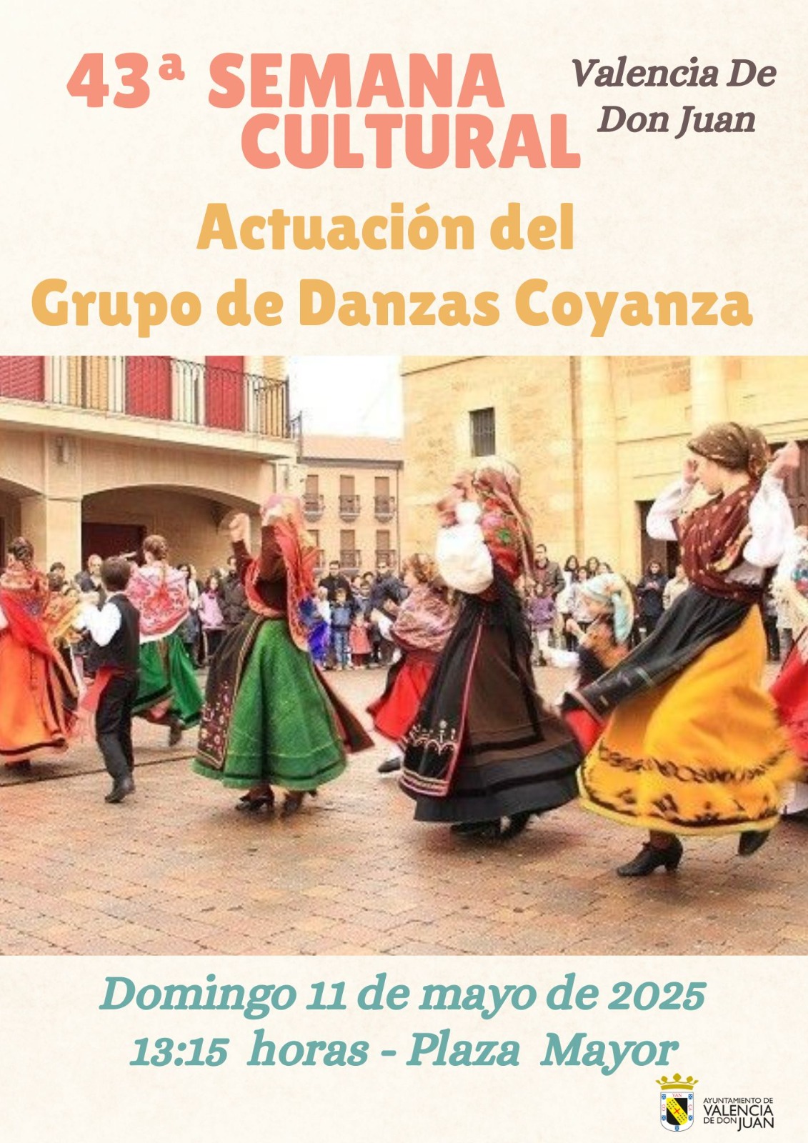 Actuación del Grupo de Danzas Coyanza.