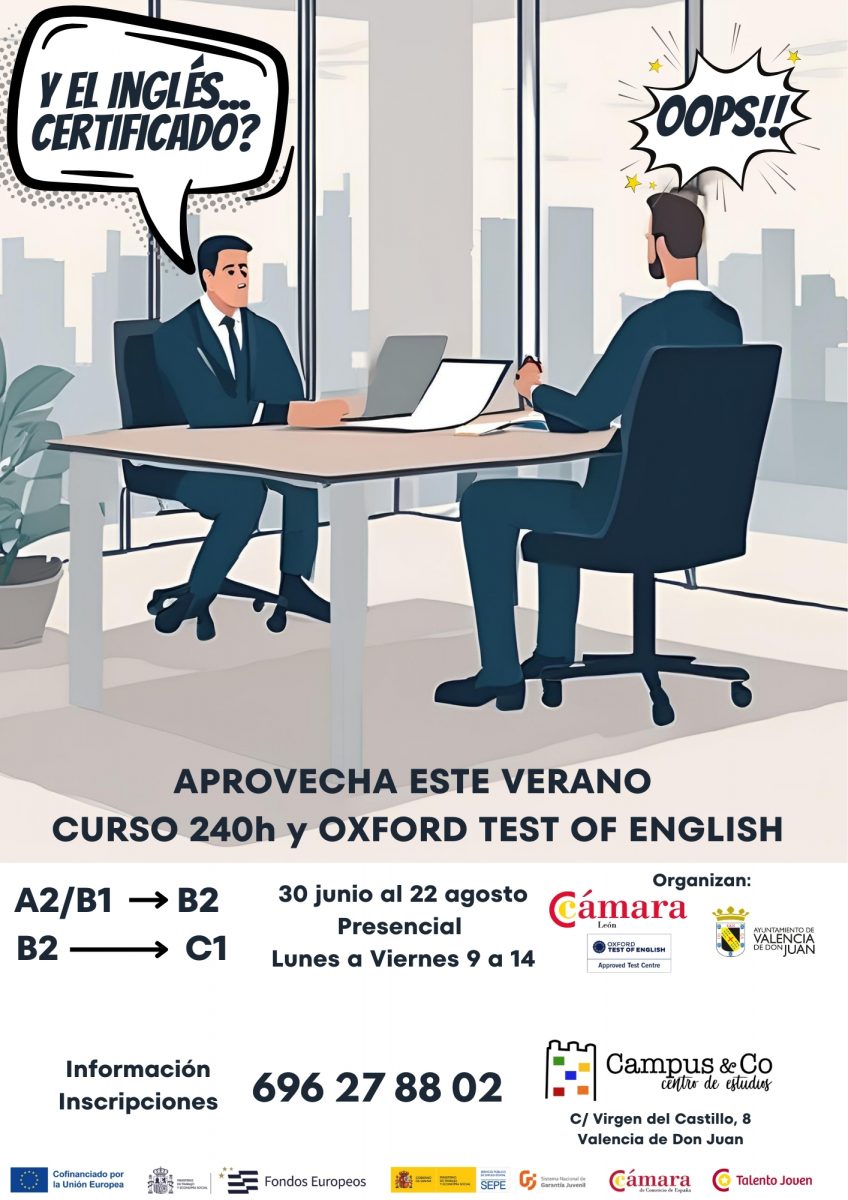 Cartel Ingles Valencia