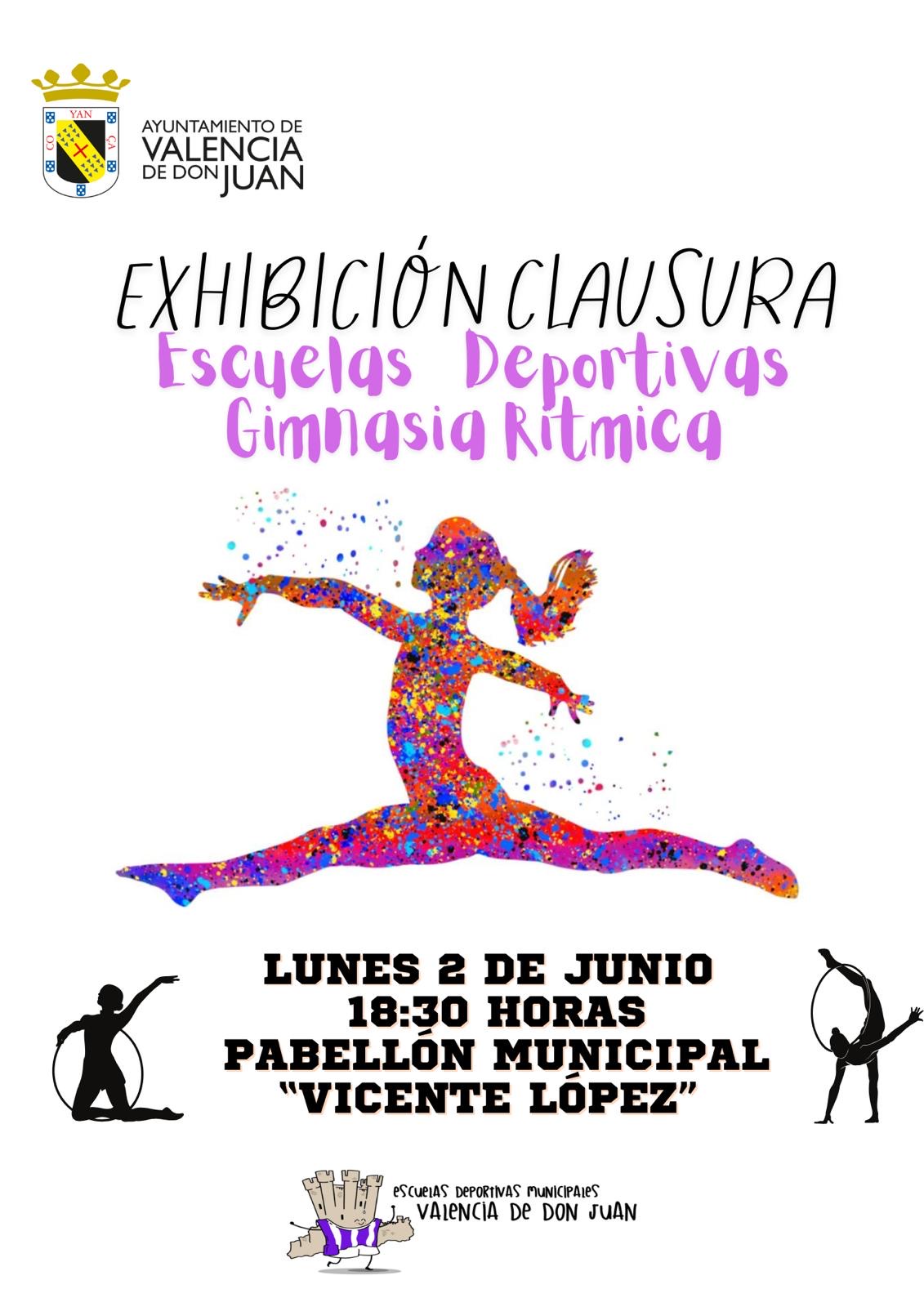 Gimnasia Rítmica Exhibición Clausura Escuelas Deportivas