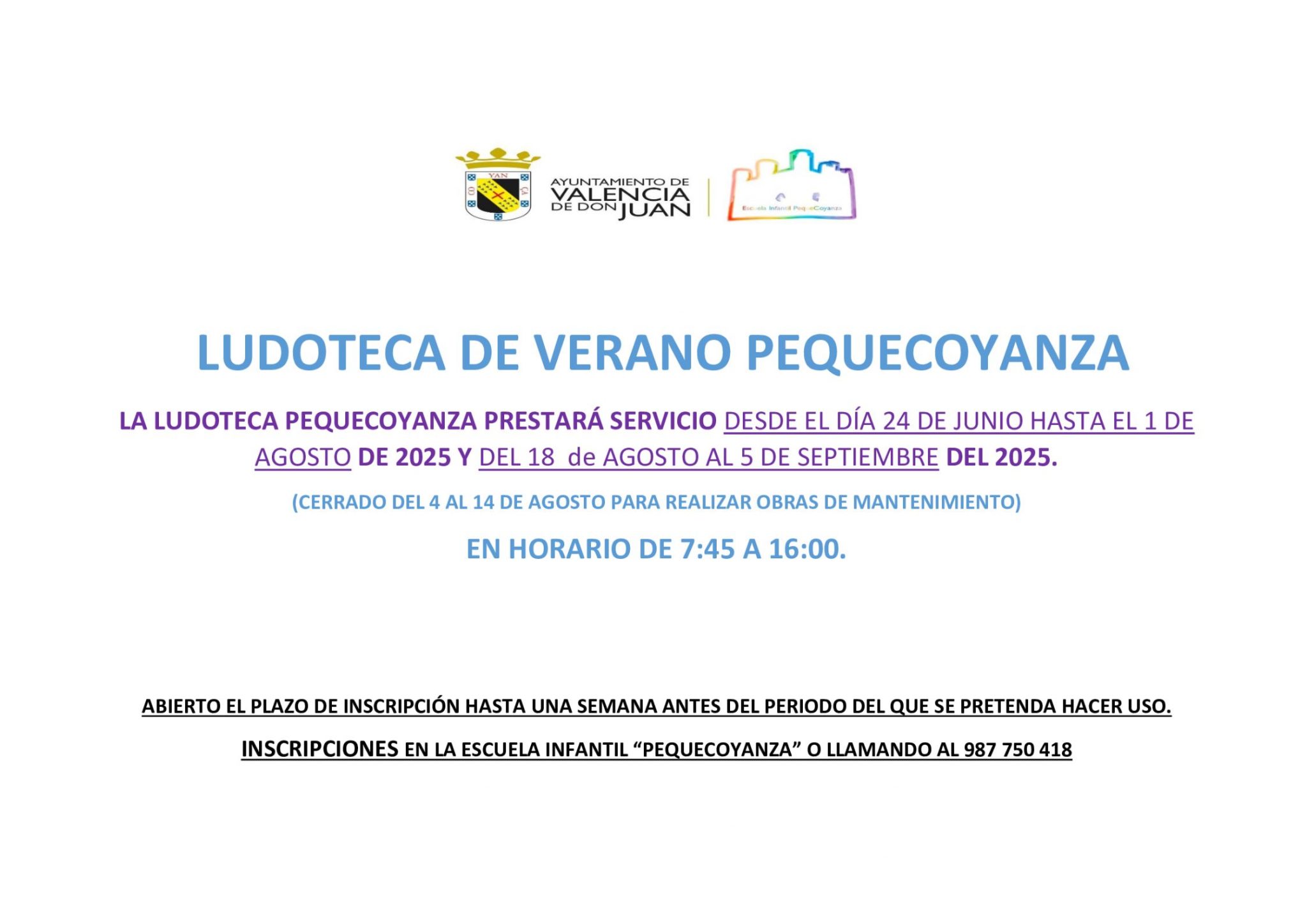 Ludoteca Verano PequeCoyanza