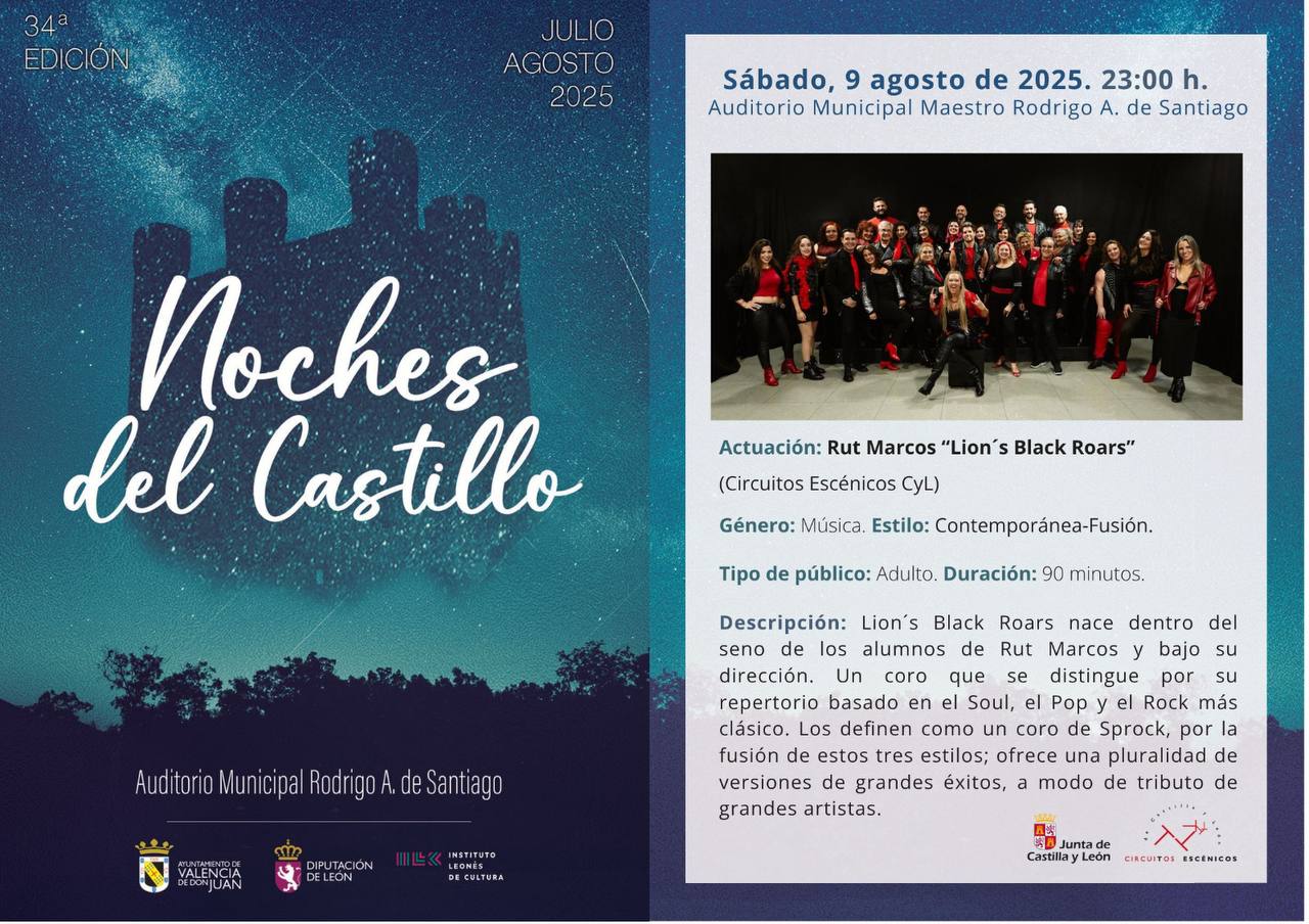 Noches del Castillo – Rut Marcos «Lion´s Black Roars»
