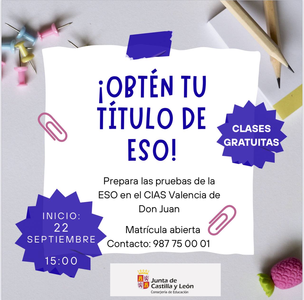 ¡Obtén tu título de ESO!