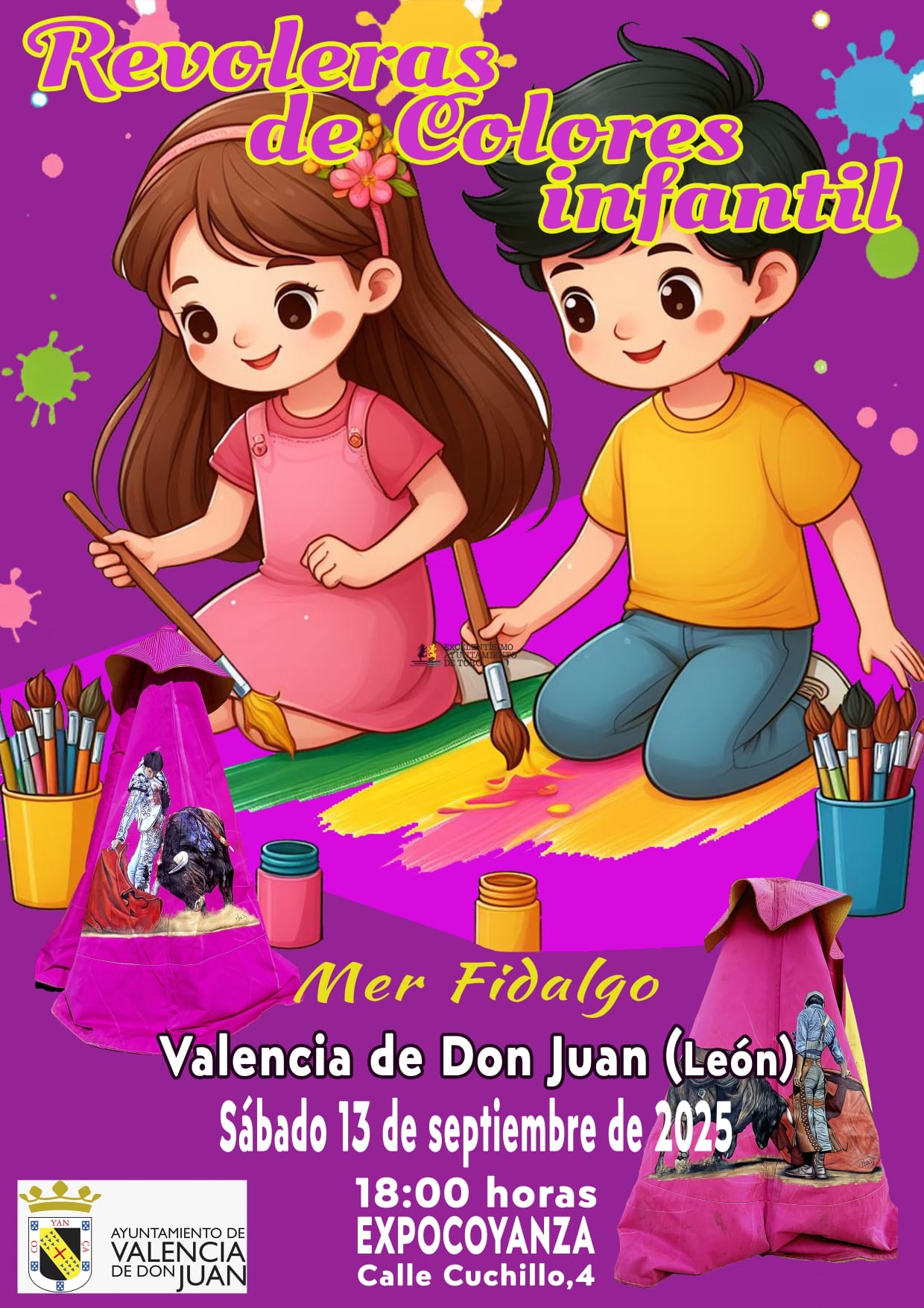 Revoleras de colores infantil