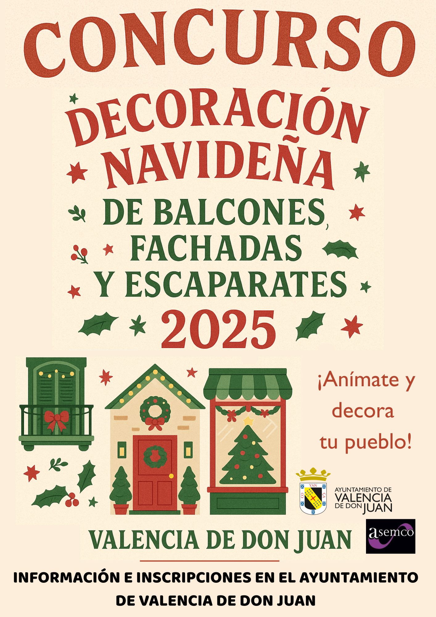 Concurso Decoración Navideña de Balcones, Fachadas y Escaparates 2025